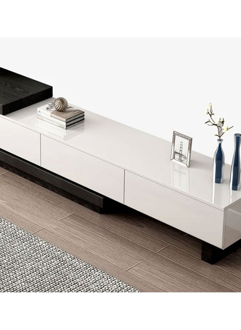 Modern TV Unit, Black*White - MZTV005