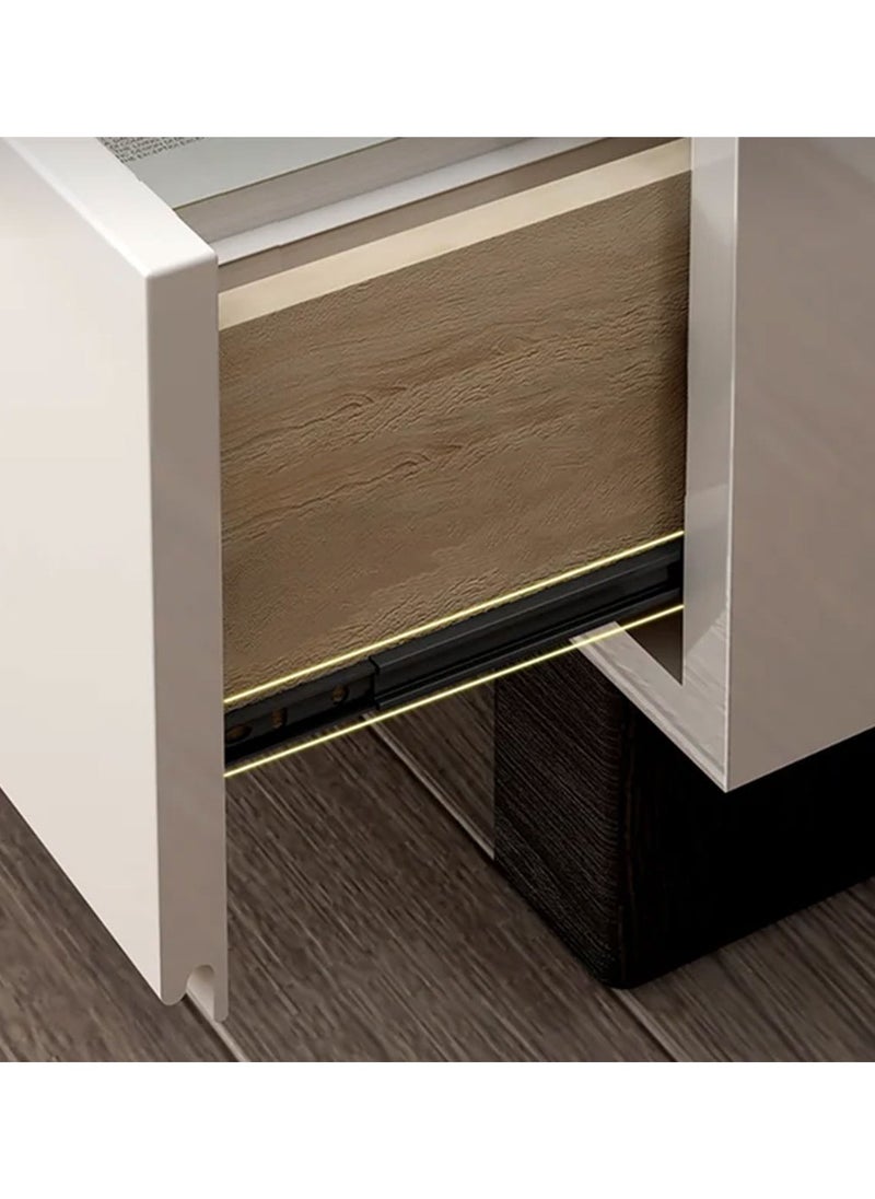 Modern TV Unit, Black*White - MZTV005