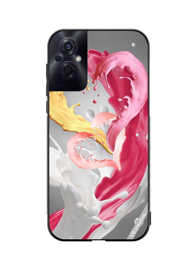 VR CREATIVE Protective Case Cover For Oppo Reno8 Z Couple Design Multicolour - Image 1