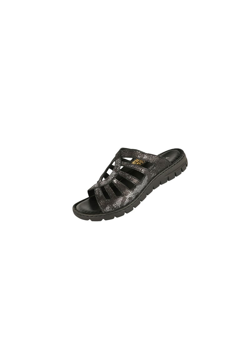Josef Seibel Ladies Flat  Sandals 93425-AR Black - Image 3