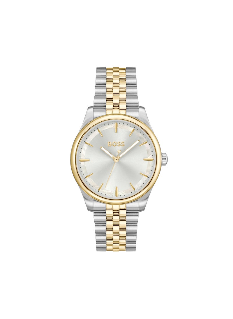 HUGO BOSS HUGO BOSS WATCH ROUND ANALOG WOMEN'S SILVER MOTHER OF PEARL CASE WATCH - 1502779  - Image 3