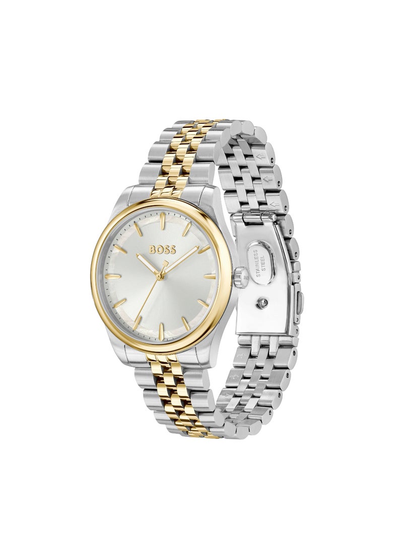 HUGO BOSS HUGO BOSS WATCH ROUND ANALOG WOMEN'S SILVER MOTHER OF PEARL CASE WATCH - 1502779  - Image 1
