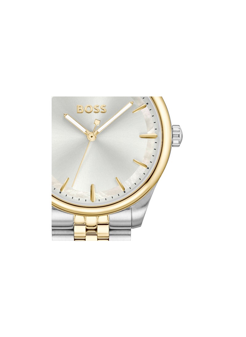 HUGO BOSS HUGO BOSS WATCH ROUND ANALOG WOMEN'S SILVER MOTHER OF PEARL CASE WATCH - 1502779  - Image 4