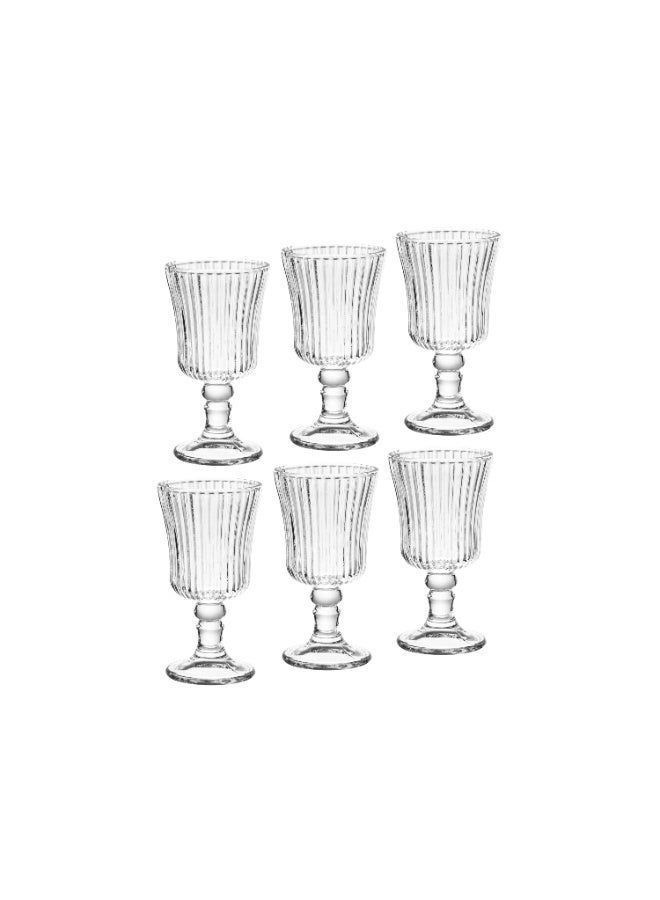 دانيا كاسات عصير وزجاج ترحيبي ميني بتصميم كلاسيك أنيق – 6 قطع | ارتفاع 10 سم 🍷✨ - Image 3