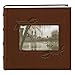 Pioneer Photo Albums Pioneer Photo Albums Pioneer Embossed Ivy Frame Leatherette Cover Photo Album, Brown  - Image 2