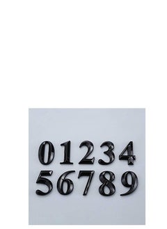Gate Digits 0 To 9 Plastic Number Tag Numeral Door Plaque House Drawer Sign Plating Home Office Sticker Address Door Label