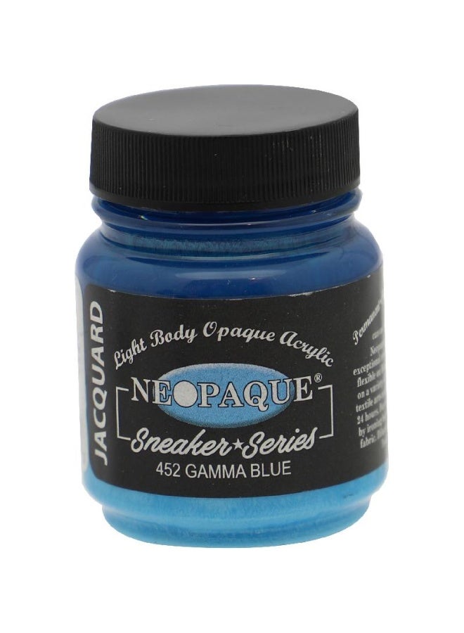 Jacquard Neopaque Light Body Opaque Acrylic Fabric Painting Gamma Blue 2.25 oz ( 63.93 ml ) - Image 1