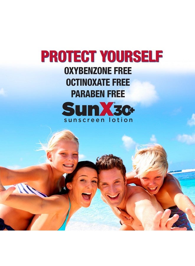 coretex Sun X 30+ Spf Oil Free Sunscreen Lotion (4Oz. Bottle) Free Of Parabens Oxybenzone & White Cast Properties With Broad Spectrum (Uva/Uvb) Protection Water & Sweat Resistant For Up To 80 Minutes - Image 2