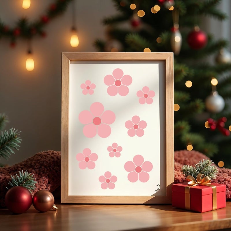 Duozea Large Flower Stencils for Painting, Plastic Reusable Floral Paint Stencils for Crafts Wood Burning Drawing Painting on Wall Wood Canvas - Image 3