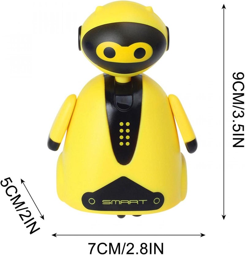 klarako Smart Pen Tracing RobotMini Magic Pen Inductive Robot Toy, Inductive Robot That Follows The Black Line You Draw,Great for Childrens (Yellow) - Image 5