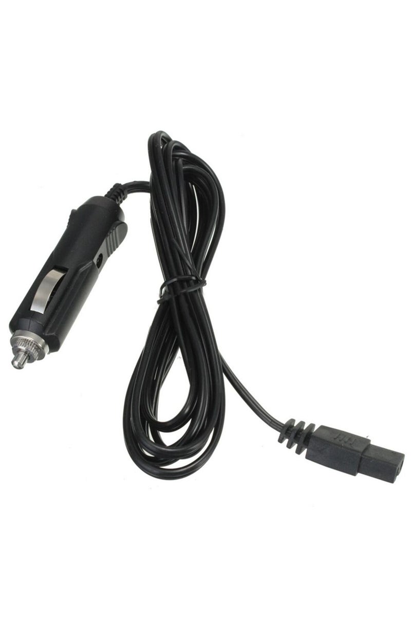 erorex black 2M Car Fridge Cable 2 Pin Connection Plug Interior Extension Cord Auto Universal