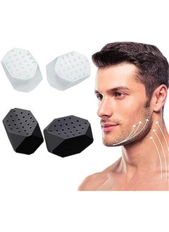 Gonice 4 Pcs Jawline Exerciser for Men & Women, Double Chin Reducer Machine Jawline Trainers Jawline Exerciser, Jaw, Neck and Face Sharper  - Image 1