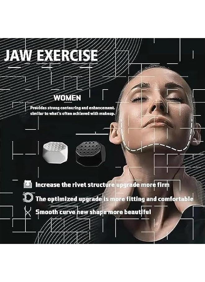 Gonice 4 Pcs Jawline Exerciser for Men & Women, Double Chin Reducer Machine Jawline Trainers Jawline Exerciser, Jaw, Neck and Face Sharper  - Image 5