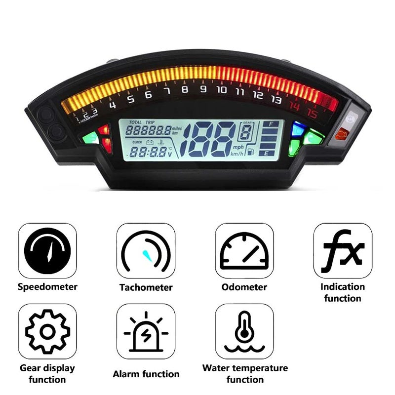 DEMULAX Universal LCD Digital Speedometer - Image 4