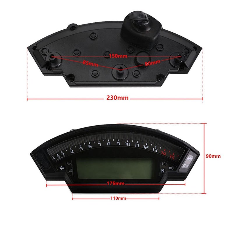 DEMULAX Universal LCD Digital Speedometer - Image 2