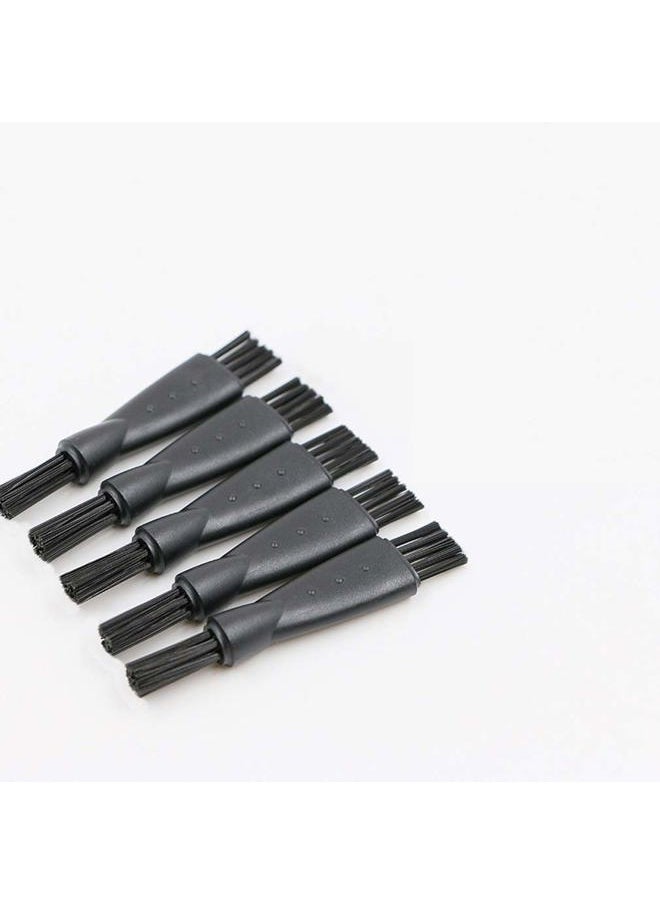 lasenersm 5 Pieces General Shaver Cleaning Brushes Replacement Double Ended Electric Shaver Razor Cleaning Brushes Black  - Image 2