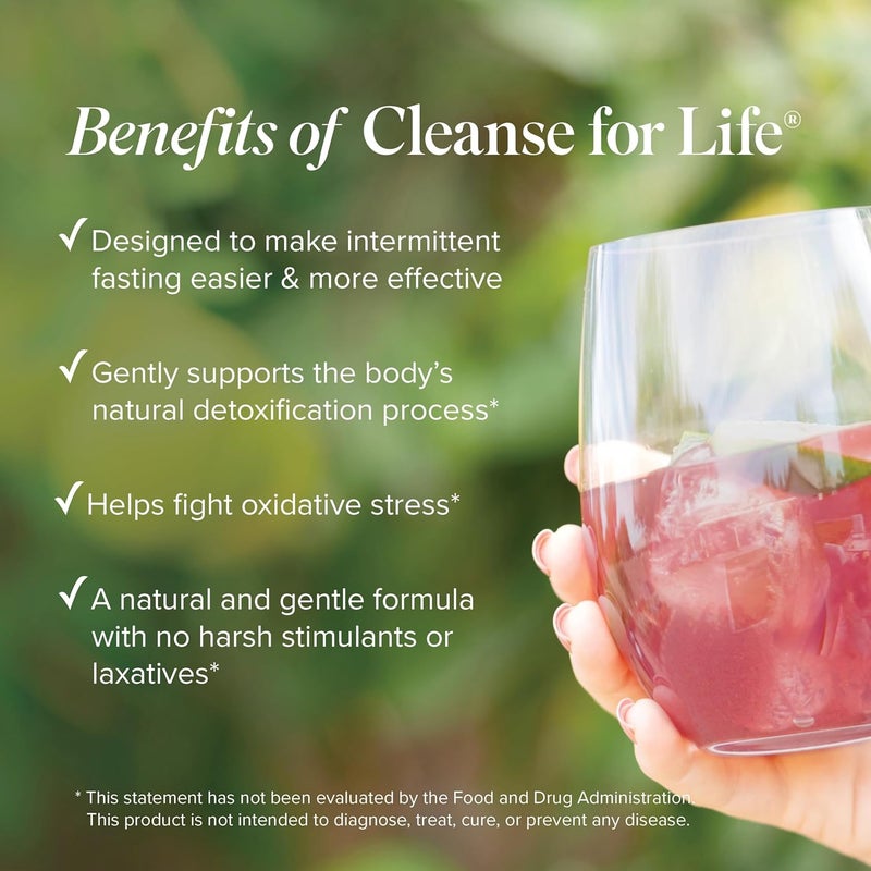 Isagenix Cleanse for Life  Powder Supplement for Cleanse Drink with No Laxatives or Diuretics  Support Metabolism with Vitamin B12  Niacin  Natural Rich Berry 34 Oz 16 Servings - Image 4