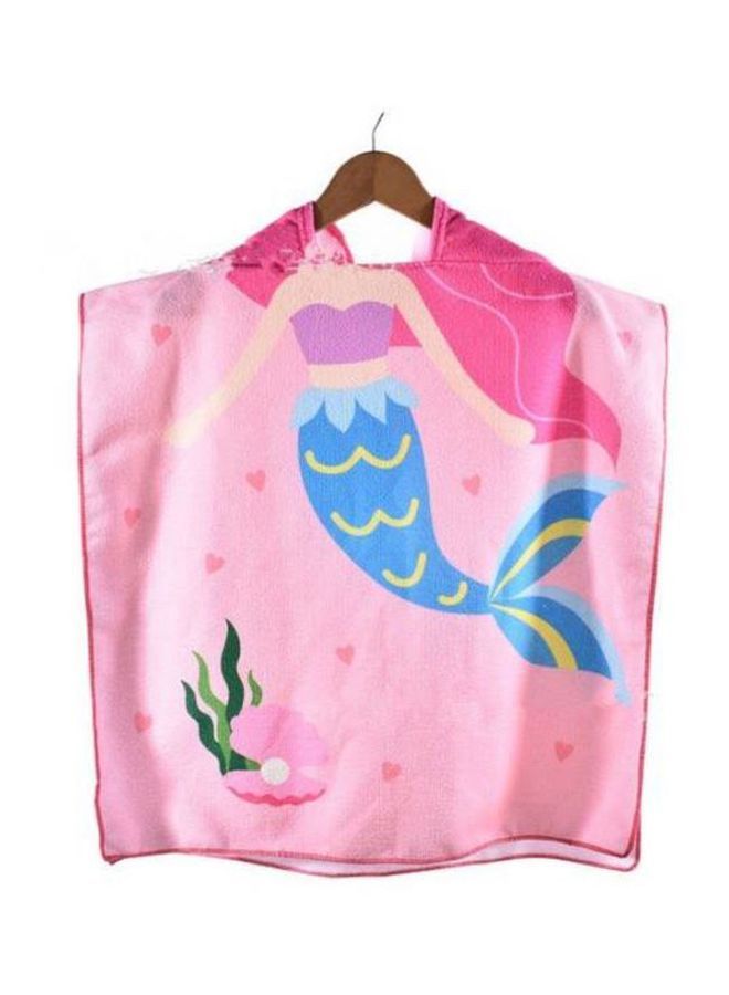 Y&D Mermaid Printed Beach Towel Pink/Blue/Yellow