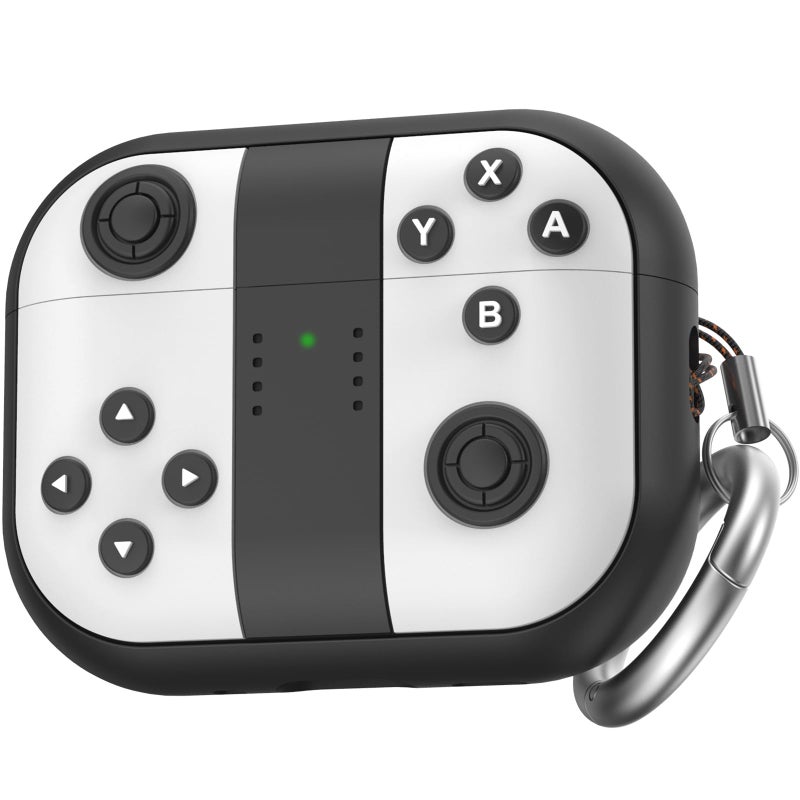 TRONWIN for AirPods Pro 3 Case - 2025 Silicone Cover Gamepad Design Case for Apple AirPods Pro 3rd Generation, Cute Air pod Pro 3 Cover for Men/Women (White) - Image 1