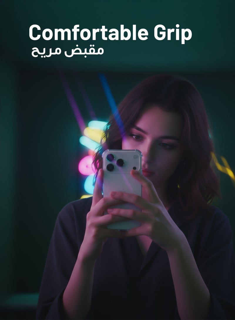 جرين ليون غطاء آيفون 17 برو ماكس حماية كاملة للهاتف حماية من الصدمات بمعيار عسكري غطاء آيفون 17 برو ماكس تأخير الاصفرار مقاوم للتآكل ضد الخدوش والبصمات غطاء 17 برو ماكس فائق النحافة حافة مرتفعة إضافية - Image 5