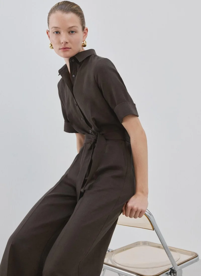 MANGO  Lyocell shirt jumpsuit for Women | Best Price UAE