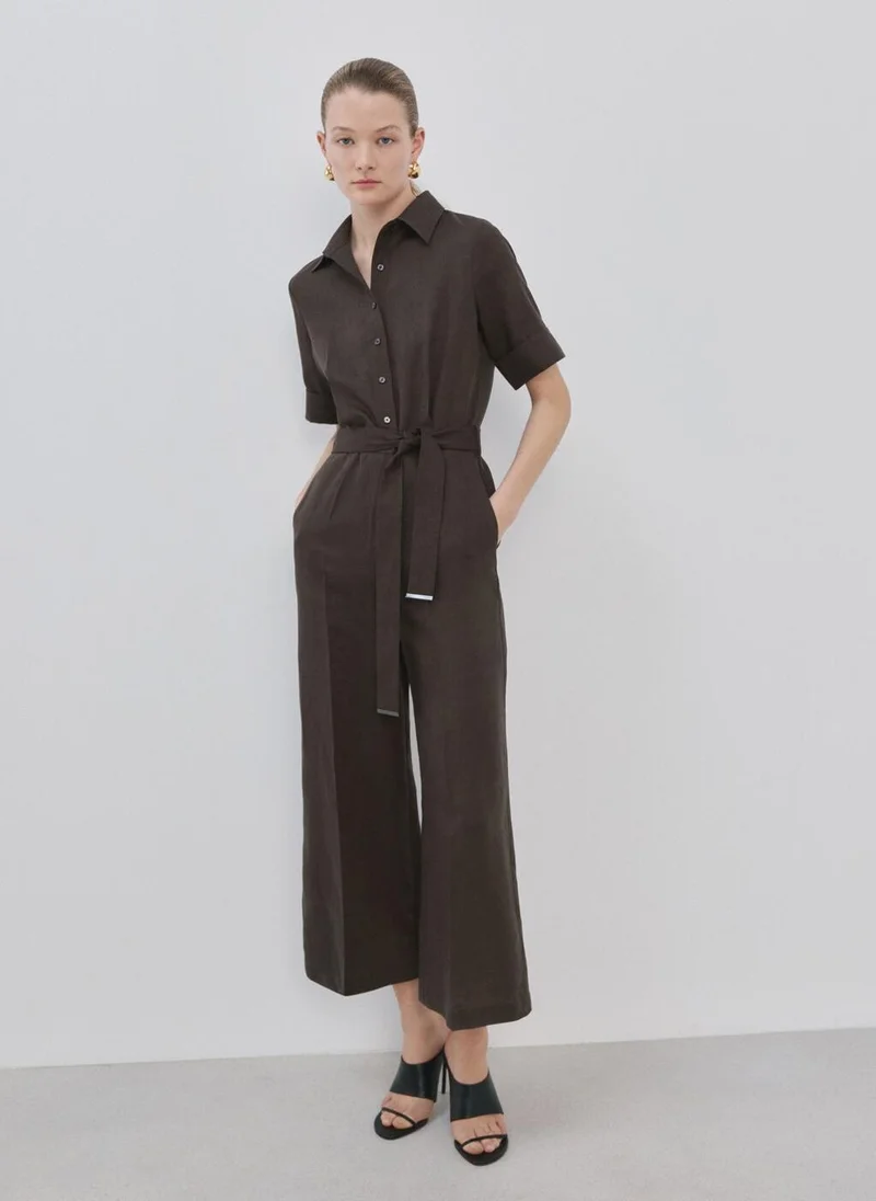 MANGO  Lyocell shirt jumpsuit for Women | Best Price UAE