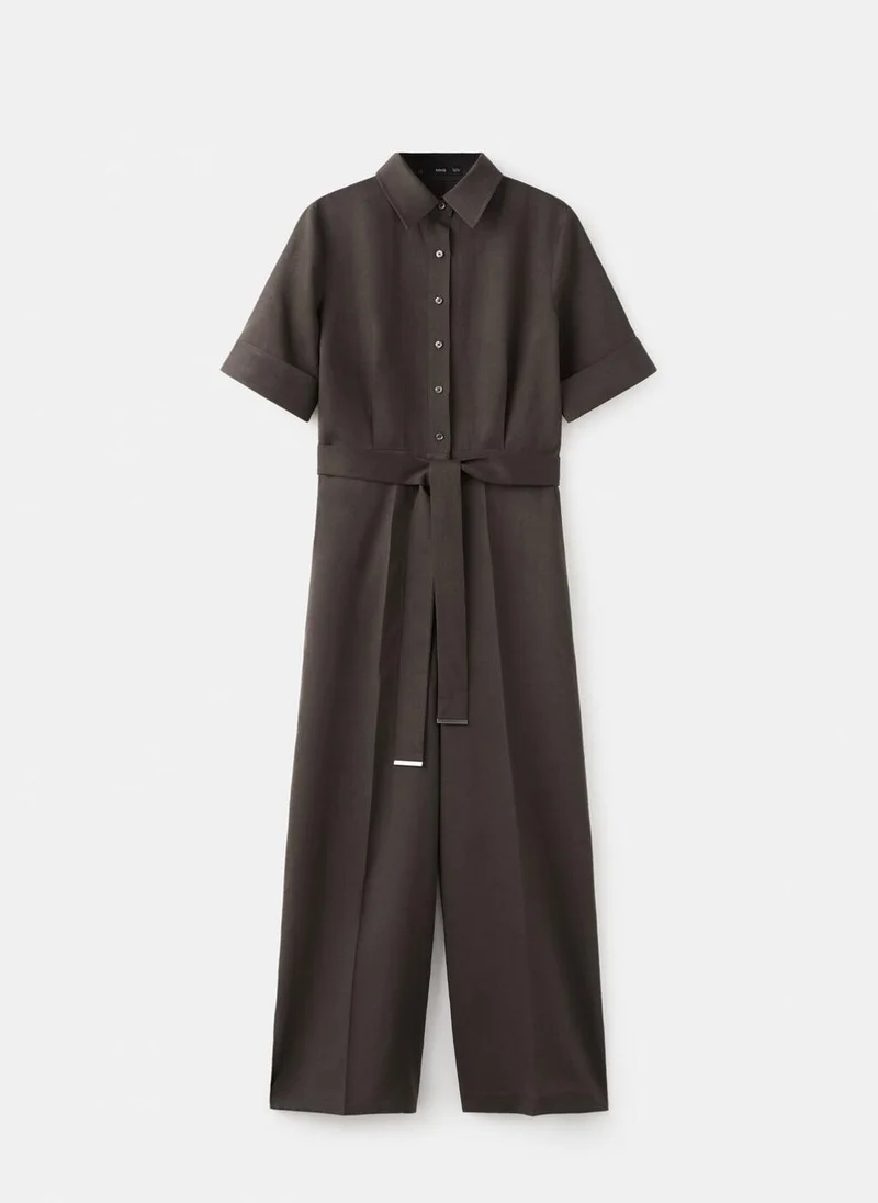 MANGO  Lyocell shirt jumpsuit for Women | Best Price UAE