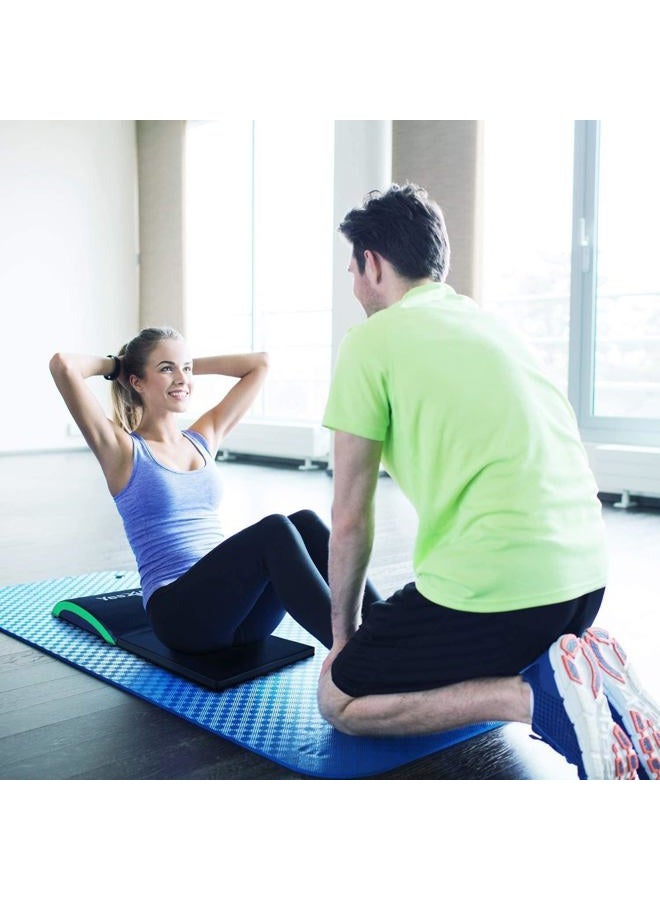 Yes4All Ab Exercise Mat with Tailbone Protecting Pad, Abdominal Wedge – Support for Abs Workout, Sit Up Protector (Green) - Image 2