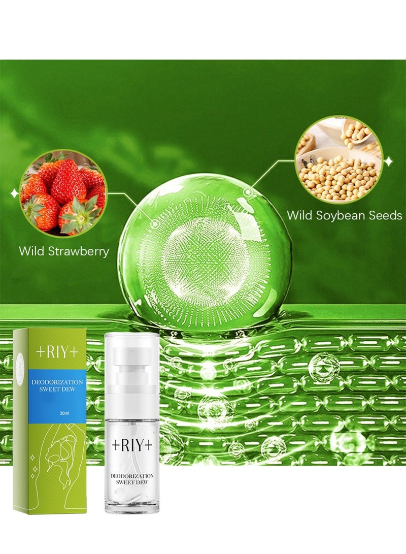 RIY Deodorization Sweet Dew, Antiperspirant Deodorant Spray, Portable Gentle Underarm Care for Unisex, 20ml  - Image 4