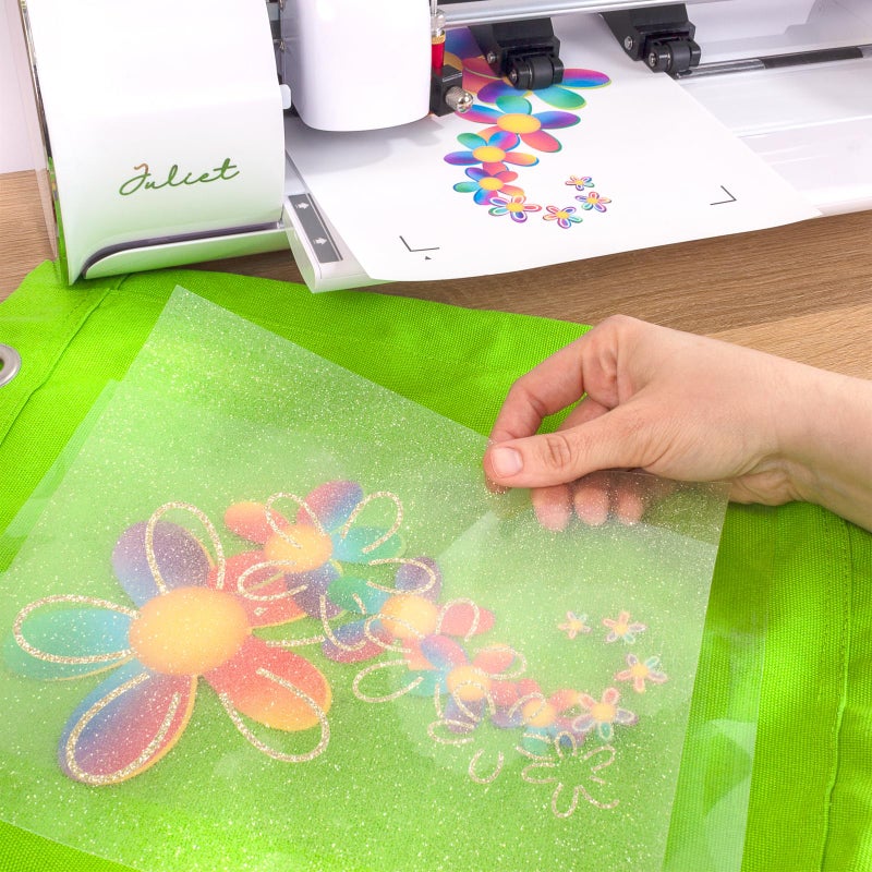 SISER EasyColor DTV 8.4'' x 11'' Sheets - Inkjet Printer Compatible Heat Transfer Vinyl (15 Sheets) - Image 5