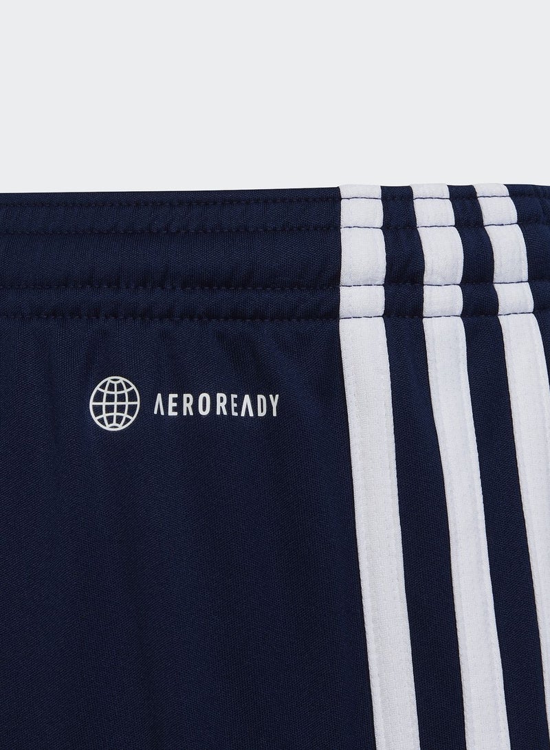Kids 3 Stripe Train Essential Aeroready Shorts