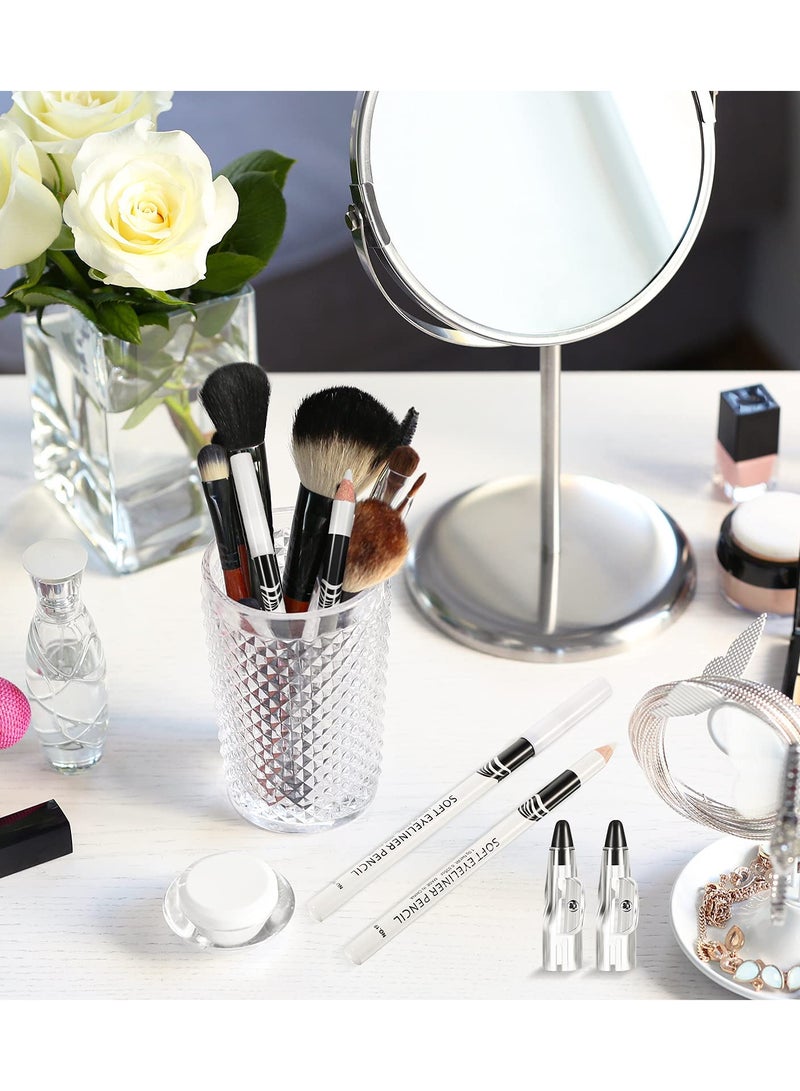 Excefore White Eyeliner Pencil Soft Highlighter Eye Liner Pencil Lying Eye Brightener Stick Eyeshadow Pencil Waterproof Hypoallergenic White Eye Liners Makeup Pencils Easy to Color Eye Makeup - Image 4
