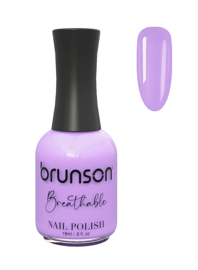 brunson Breathable Nail Polish Halal nail polish Wudu friendly Quick-Dry Vegan long lasting but easy peel off   18ml BH199