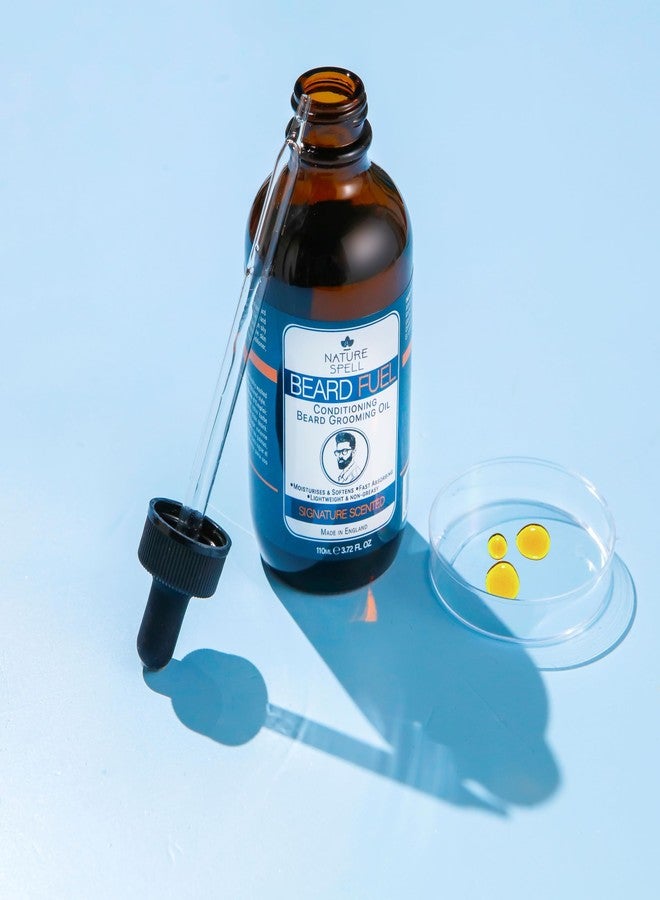 Nature Spell Beard Growth Oil for Men, Promotes Thicker, Fuller Facial Hair, With Argan, Jojoba & Castor Oils, XL 3.72 Fl Oz - Image 5