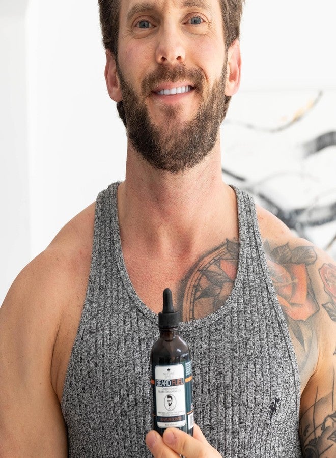 Nature Spell Beard Growth Oil for Men, Promotes Thicker, Fuller Facial Hair, With Argan, Jojoba & Castor Oils, XL 3.72 Fl Oz - Image 4
