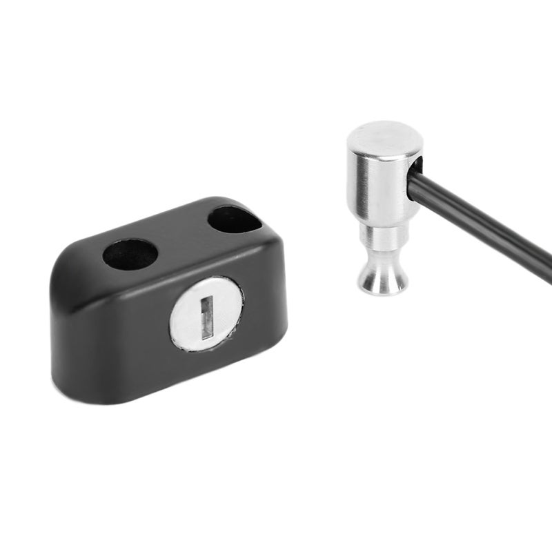 Window Stopper Lock: ABS Material, Thicker Wire Rope, Double Lock - Mechanical Key Lock With 2 Keys Safety Limiter Lock for Child Protection, Home Window Security - Image 5