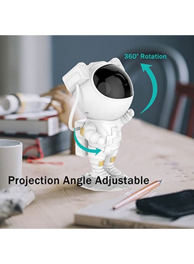 Jeryswet Astronaut Galaxy Light, Space Buddy Night Light for Bedroom with Remote Control and Timer, Astro Alan Star Ceiling Projector for Kids Adults - Image 4