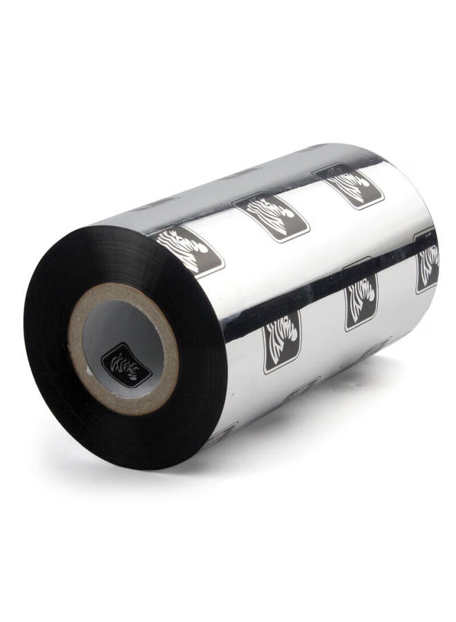 زيبرا تكنولوجيز Zebra Technologies 90mm*300m ملصق أصلي طابعة باركود شريط كربوني قائم على الشمع شريط نقل حراري Zd888cr/zt210/zt411 مستلزمات عالمية A1701bk09030 - Image 1