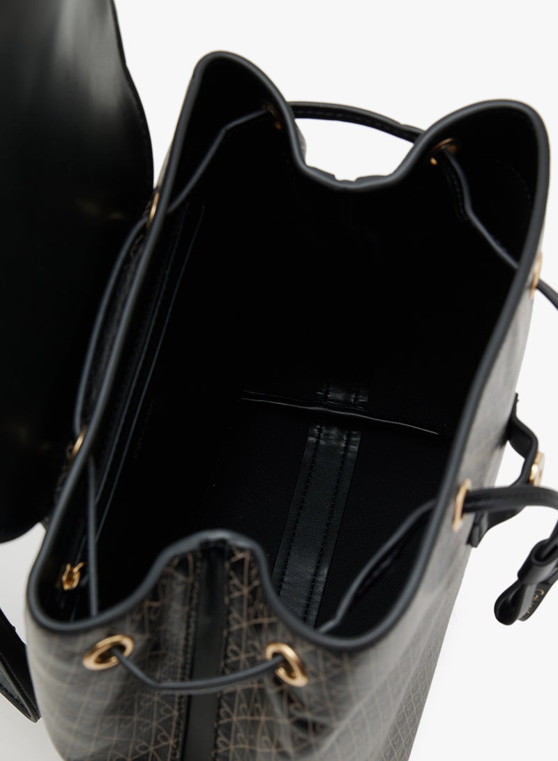 كالفن كلاين حقيبة ظهر كاجوال بطية مطبوعة - Image 5