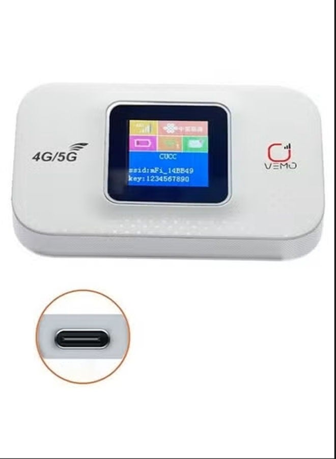 Neutral Pocket 4G/5G WiFi, 300Mbps Plug and Play Standard SIM Card Pocket Mobile Hotspot Wi-Fi Smart Router for Home Business  - Image 1