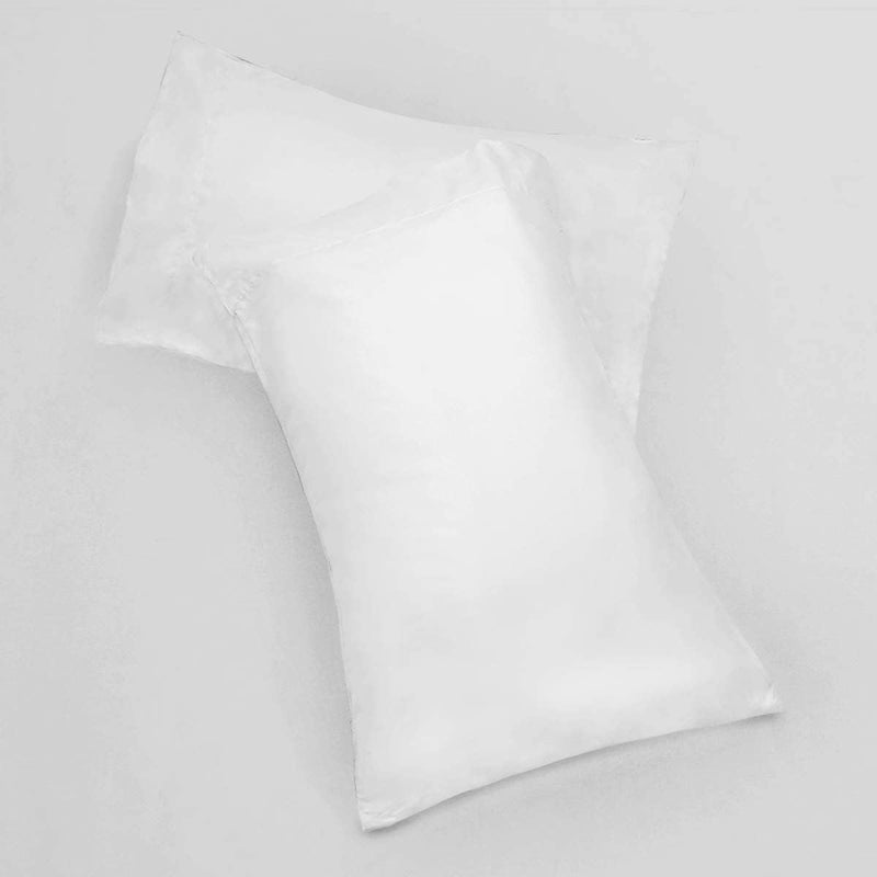 Ghooss 4 Piece Bed Sheet Set(King,White)-1 Flat Sheet,1 Fitted Sheet and 2 Pillowcases,Microfiber Super Soft,Hypoallergenic,Machine Washable & Fade Resistant - Image 5