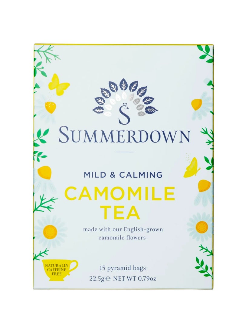 SUMMERDOWN Camomile Tea, 15 Tea Bags