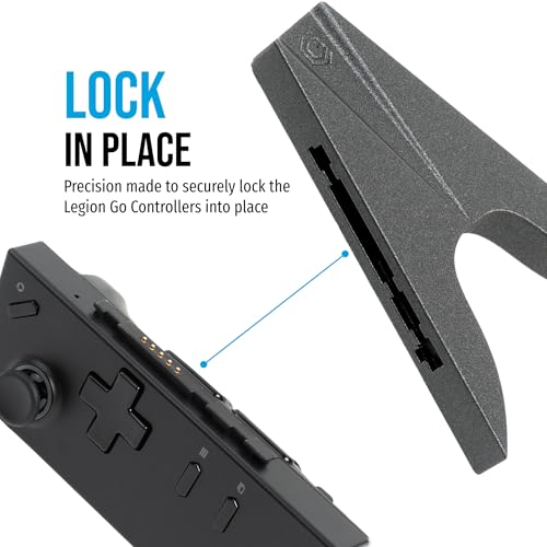 Glistco Comfort Handle Grip For Legion Go - Controller Connector, Joycon Connector, Portable Gaming Accessories, Controller Support Stand Grip for Lenovo Legion Go - Image 4