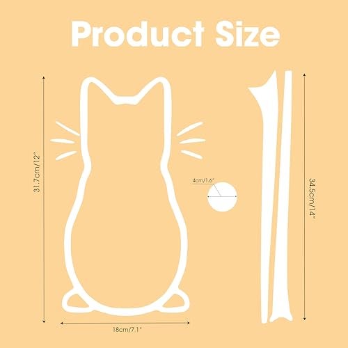 Marsrut Cute Cat Car Windshield Wiper Vinyl Art Sticker Decor Lovely Animal Cat Mural Art Decal for Car Window Loptop Decoration - Image 2