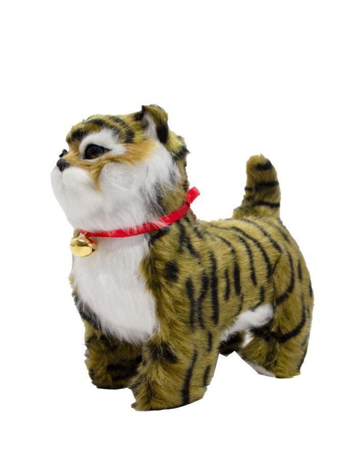 Rally A portable electronic toy for children with a realistic design with a soft cat. This toy is characterized by fine details and high quality, and is suitable for walking with the ability to control it - Image 2