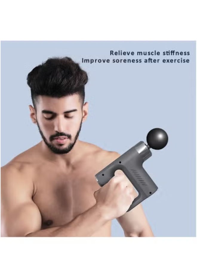 TIGER Electric Deep Tissue Percussion Massager – Handheld Muscle Relaxation Tool with Powerful Vibration Therapy for Pain Relief & Recovery | Adjustable Speed Settings | Portable, Ergonomic Design | Ideal for Home, Gym, Post-Workout & Stress Relief Massage  - Image 3