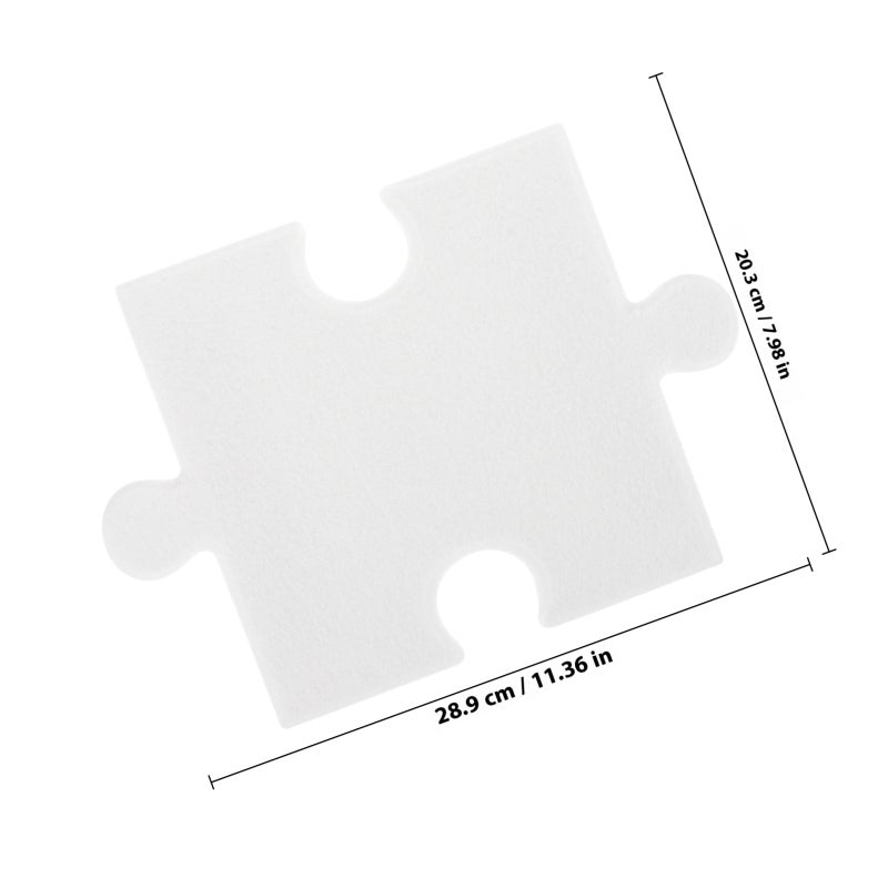 Puzzle Shape Notice Board Office Message Board Decorative Bulletin Board Display Felt Board - Image 2