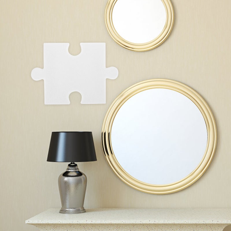 Puzzle Shape Notice Board Office Message Board Decorative Bulletin Board Display Felt Board - Image 5
