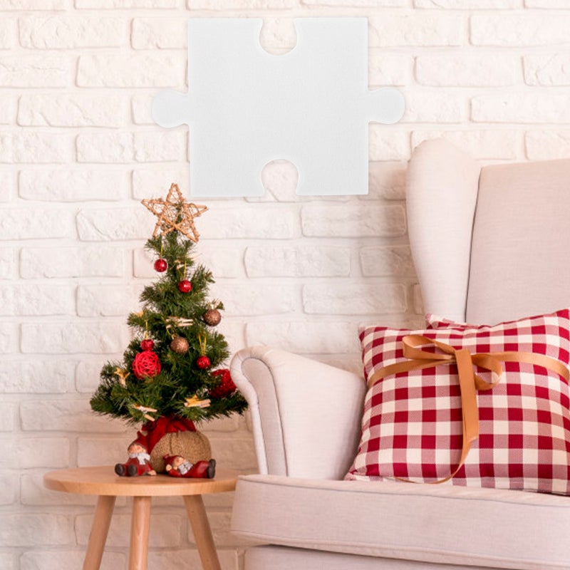 Puzzle Shape Notice Board Office Message Board Decorative Bulletin Board Display Felt Board - Image 3