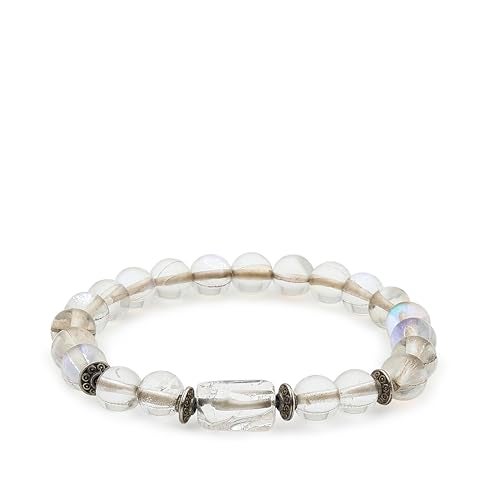 Divine Hindu Opalite Bracelet | Tula Rashi (Libra) Certified Natural Crystal | Balance & Harmony | Heart Chakra | Reiki Healing | For Men & Women - Image 1